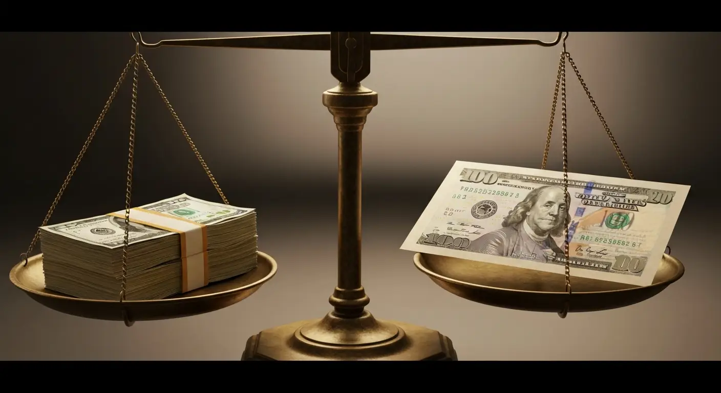 LegAre Personal Injury Lawyers Worth It for Your Case?al scale with money and bills